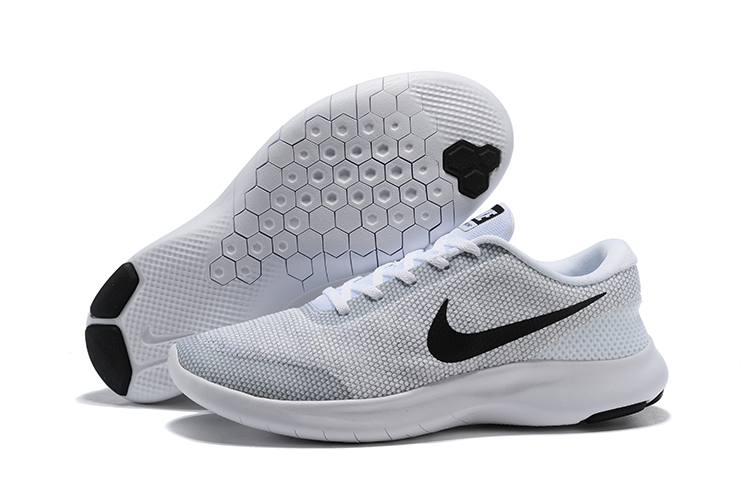 Nike Flex Experience RN7 White Black Shoes